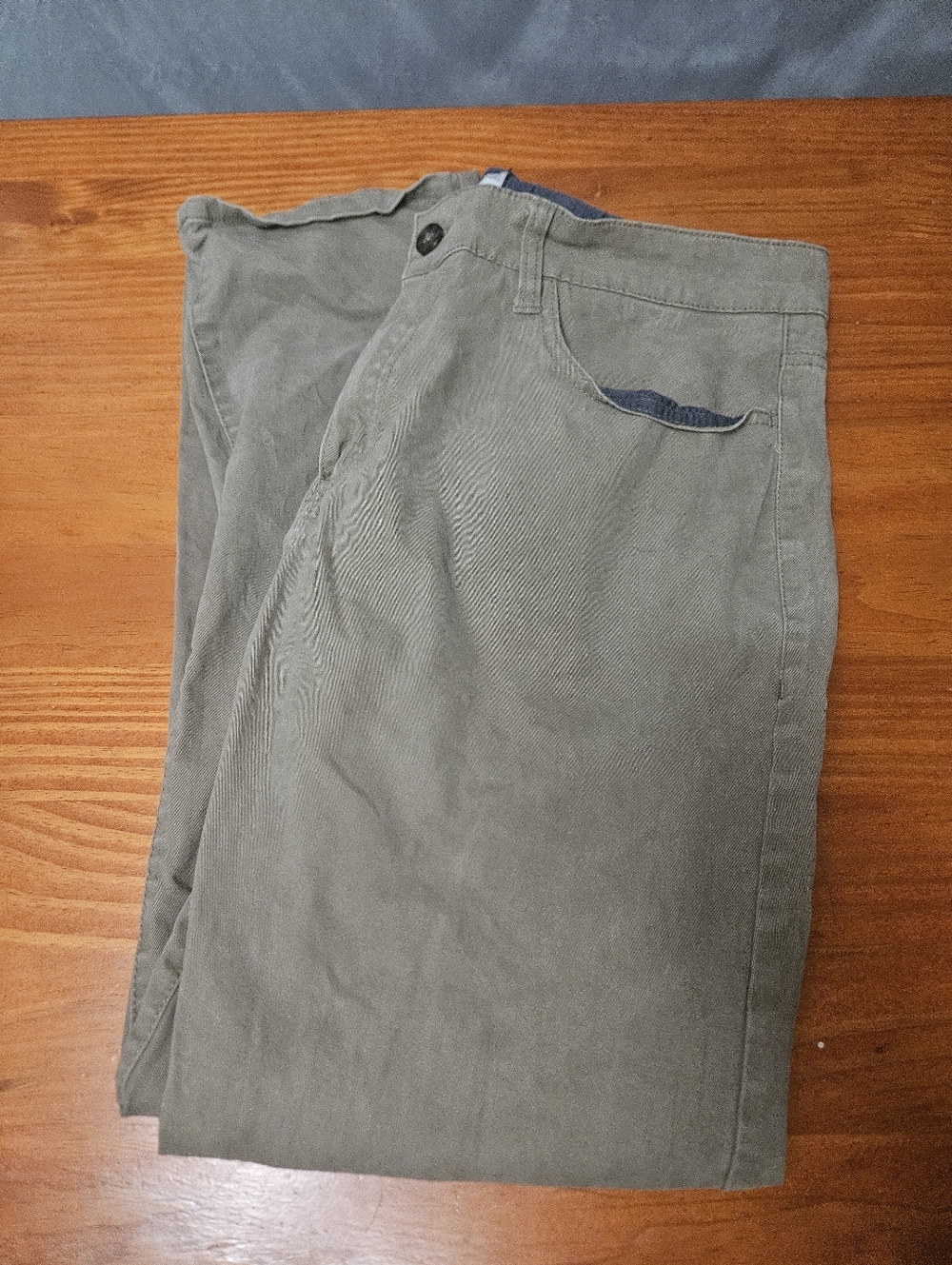 Flag & Anthem Mens Dark Tan Straight Leg Pants Size 36×30!